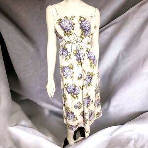 Kate Spade blue rose print dress